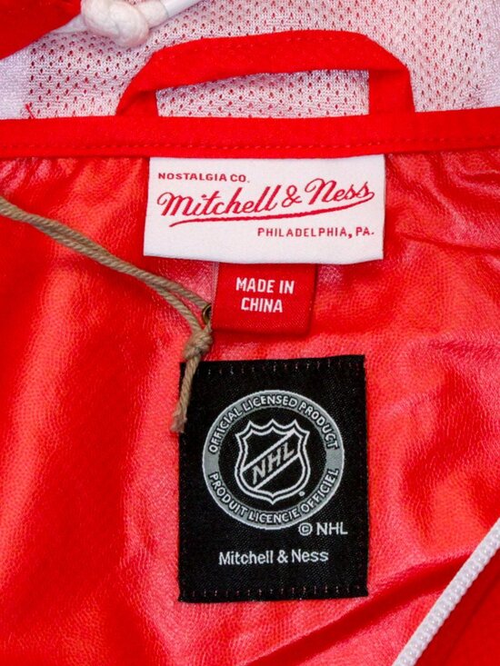 Washington Capitals Anorak Half-Zip Hooded Windbreaker Jacket Size Large - Picture 4 of 11